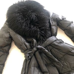 Ralph Lauren Puffer Alpaca Fur Detachable Collar